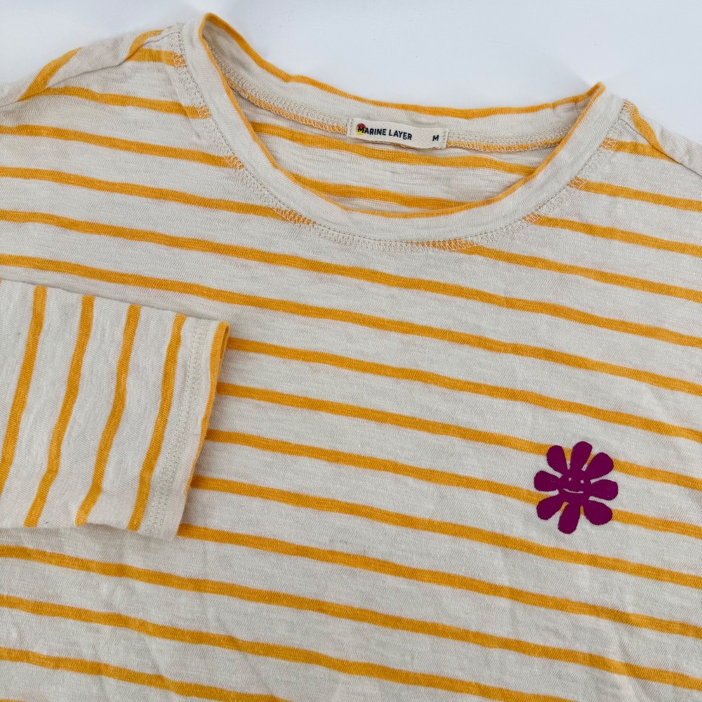 Marine Layer Long Sleeve‎ T Shirt Size M